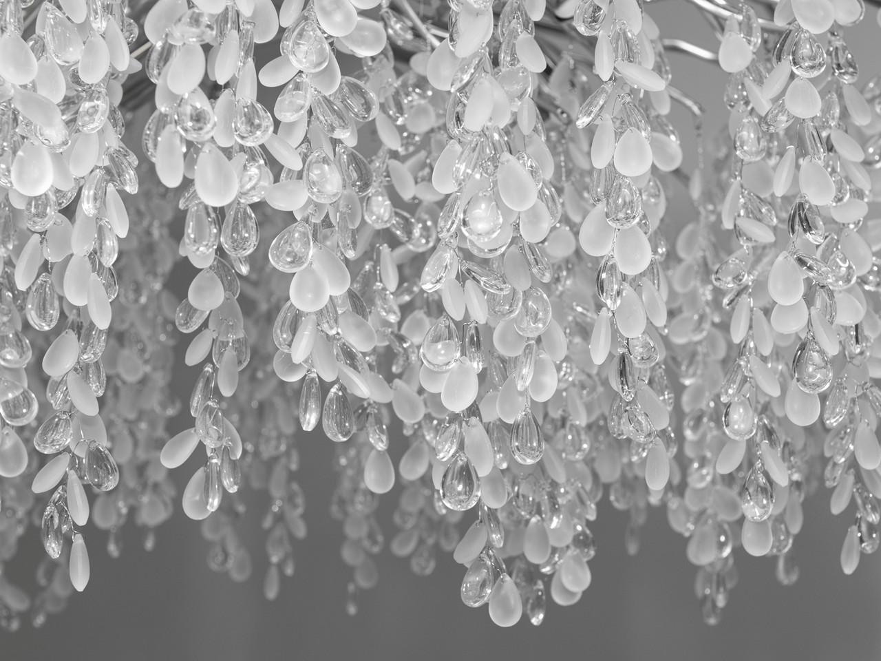 Люстра кришталева A603-800CH-LS Гліцинія для залу на 9 ламп Хром (2135321322) - фото 5