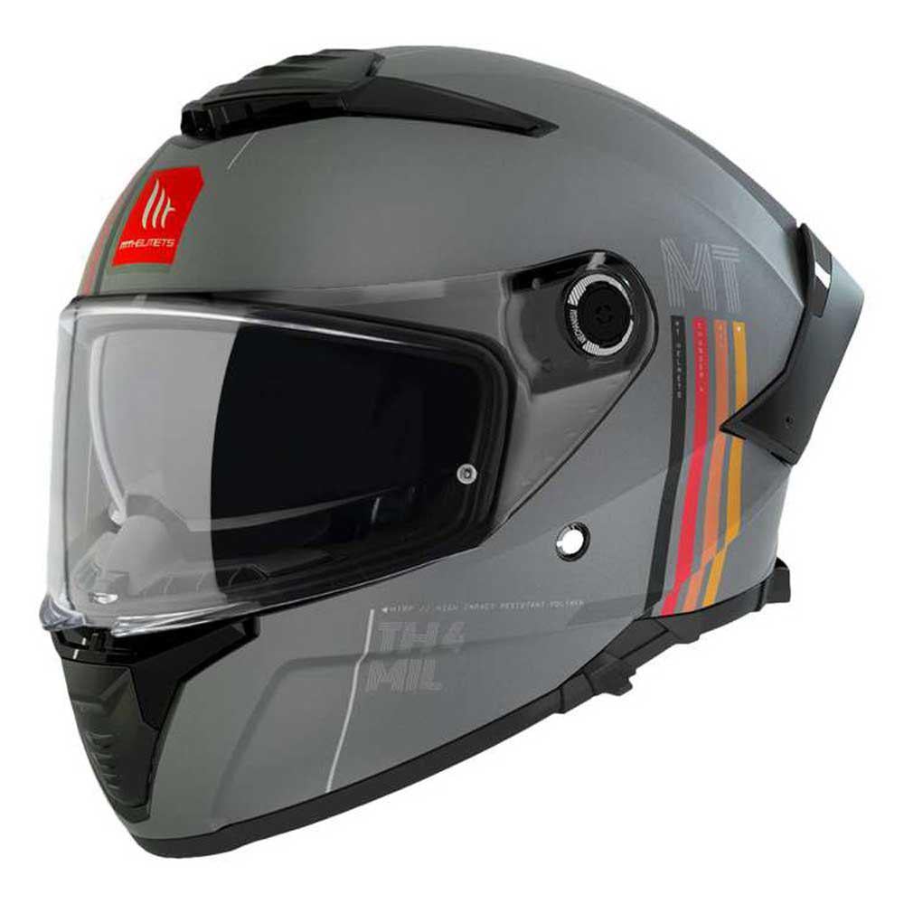 Мотошлем MT HELMETS THUNDER 4 SV Mil C2 L Matt Grey (23665)
