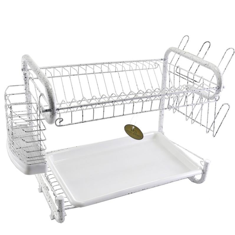 Сушарка для посуду EDENBERG EB-2108M з мармуровим покриттям (EL002384)