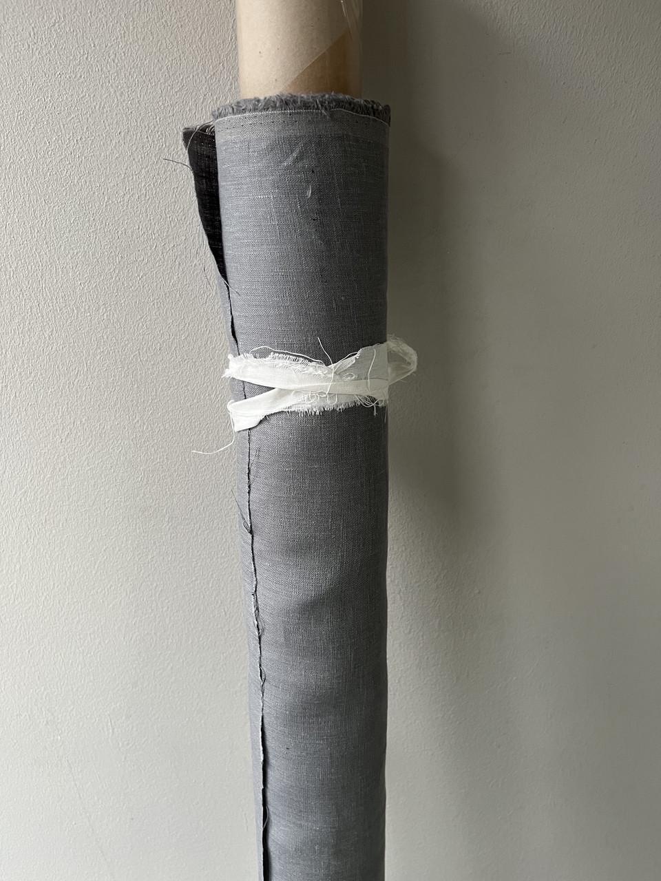 Ткань LINEN PLUS LINET-61 100% лен 150 см Серый - фото 7 Ткань LINEN PLUS LINET-61 100% лен 150 см Серый - фото 7