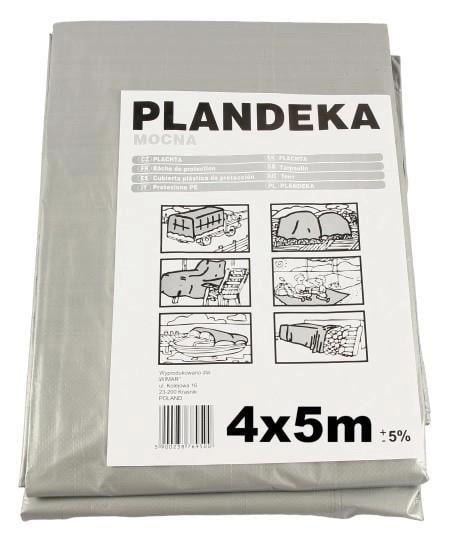 Тент PLANDEKA Wimar тарпаулін захисний 110 г/м² 4x5 м - фото 2