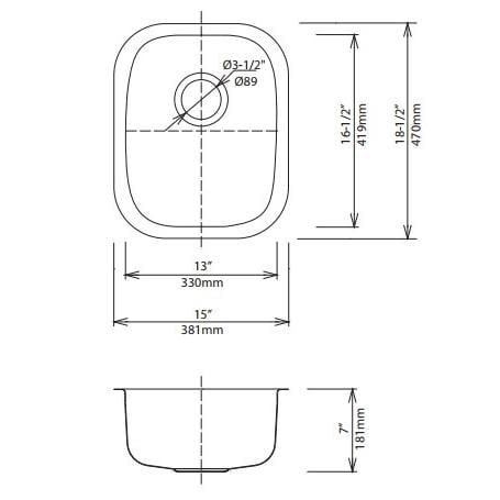 Мойка кухонная Kraus KBU16 Серебристый (128573) - фото 2 Мойка кухонная Kraus KBU16 Серебристый (128573) - фото 2