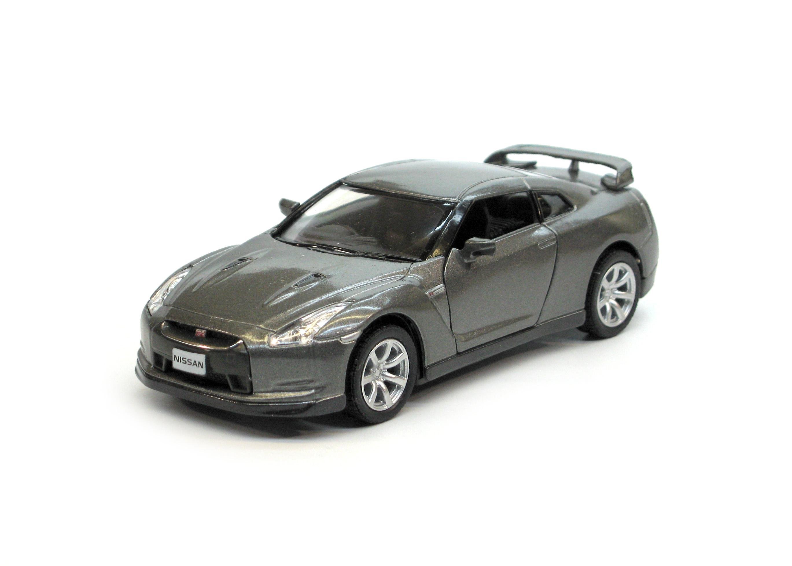 Машина металлическая KT5340W Nissan GT-R R35 2009 (KT5340W Grey)