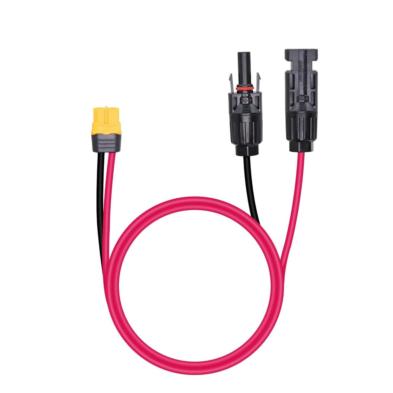 Кабель адаптер Solar Connector на XT60 RIIEYOCA 12 AWG для сонячних панелей та портативних станцій 60 см Кабель адаптер Solar Connector на XT60 RIIEYOCA 12 AWG для сонячних панелей та портативних станцій 60 см