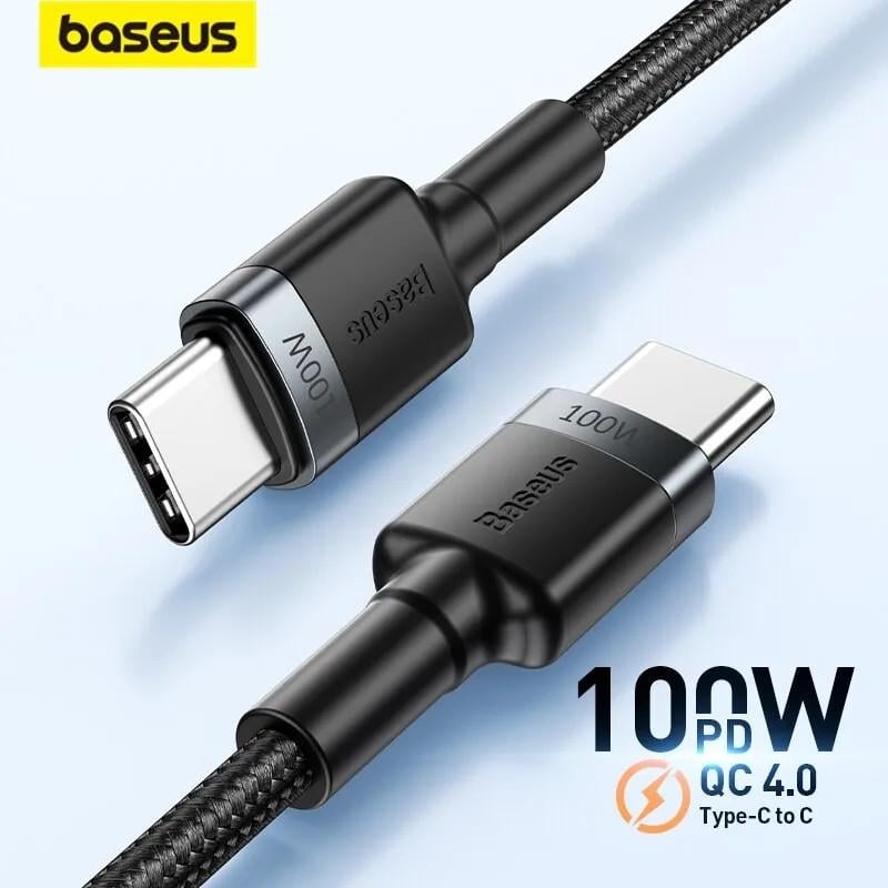 Кабель Baseus Type-C PD 100W Fast Charge 1 м Black (25397356) - фото 10 Кабель Baseus Type-C PD 100W Fast Charge 1 м Black (25397356) - фото 10