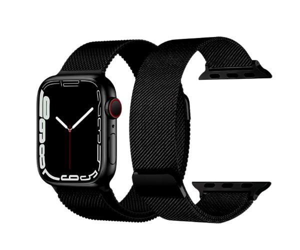 Ремешок металлический Milanese Magnetic Hoco WA03 для Watch 1-8 Черный (31166)