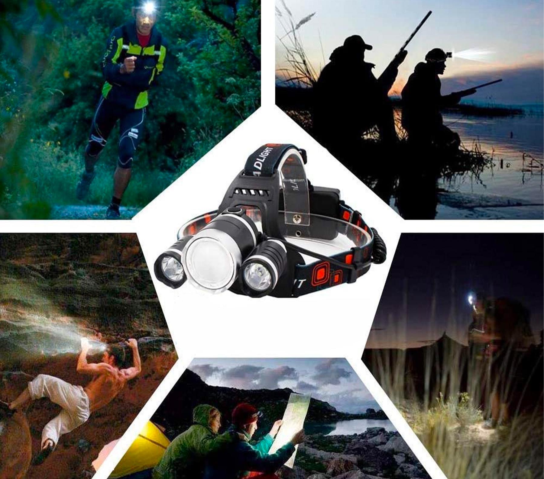 Фонарь налобный аккумуляторный RJ 3000 от сети/прикуривателя (123456819) - фото 3 Фонарь налобный аккумуляторный RJ 3000 от сети/прикуривателя (123456819) - фото 3