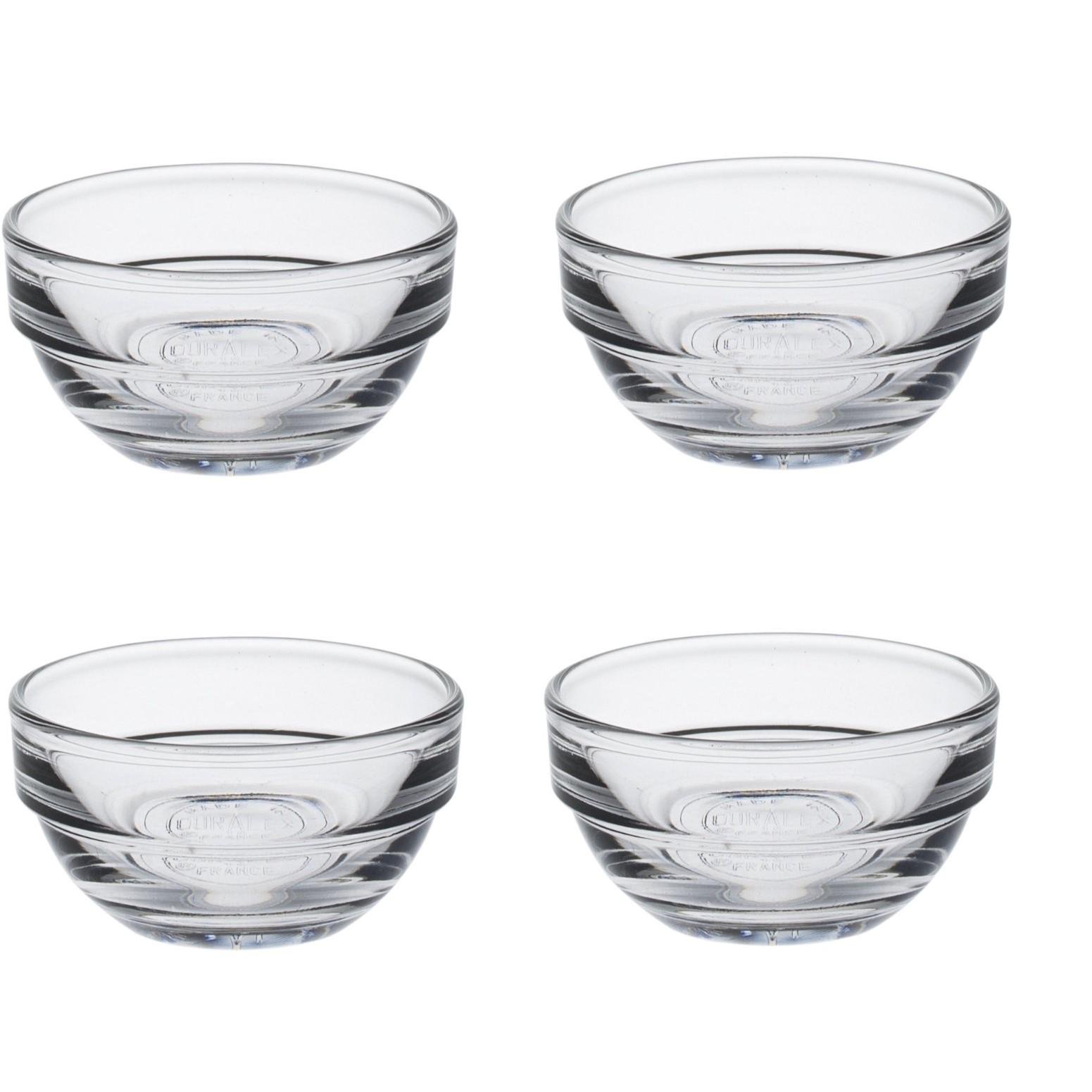 Набор салатников Duralex Gigogne 35 мл стекло 4 шт. Прозрачный (2020AC04)