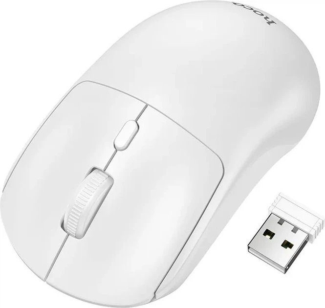 Мышь беспроводная Hoco GM42 Platino Wireless Mouse 2,4G White
