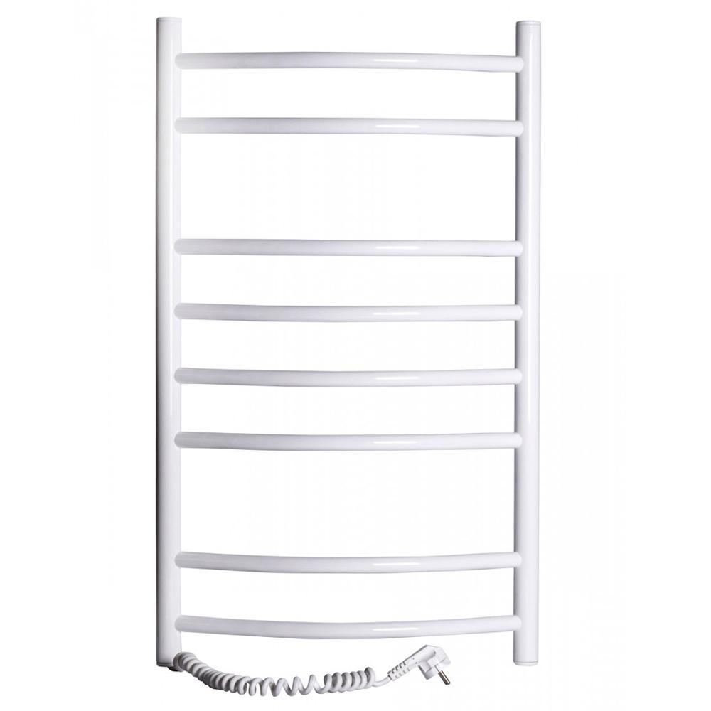 Полотенцесушитель электрический SANTAN Лестница Камелия левосторонняя 480х800 мм Белый (113202)