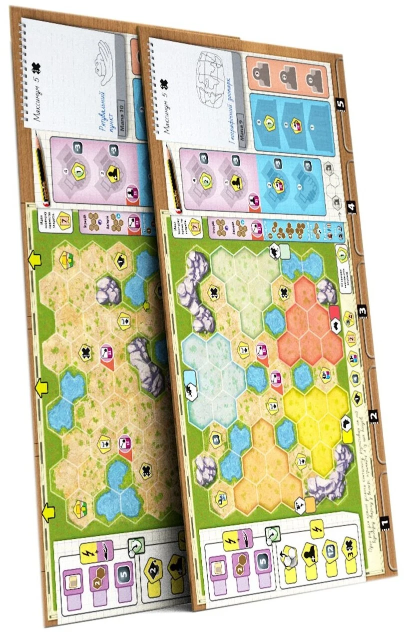 Набор карт для игры Новый Ковчег. Карты зоопарков (Набор 1)