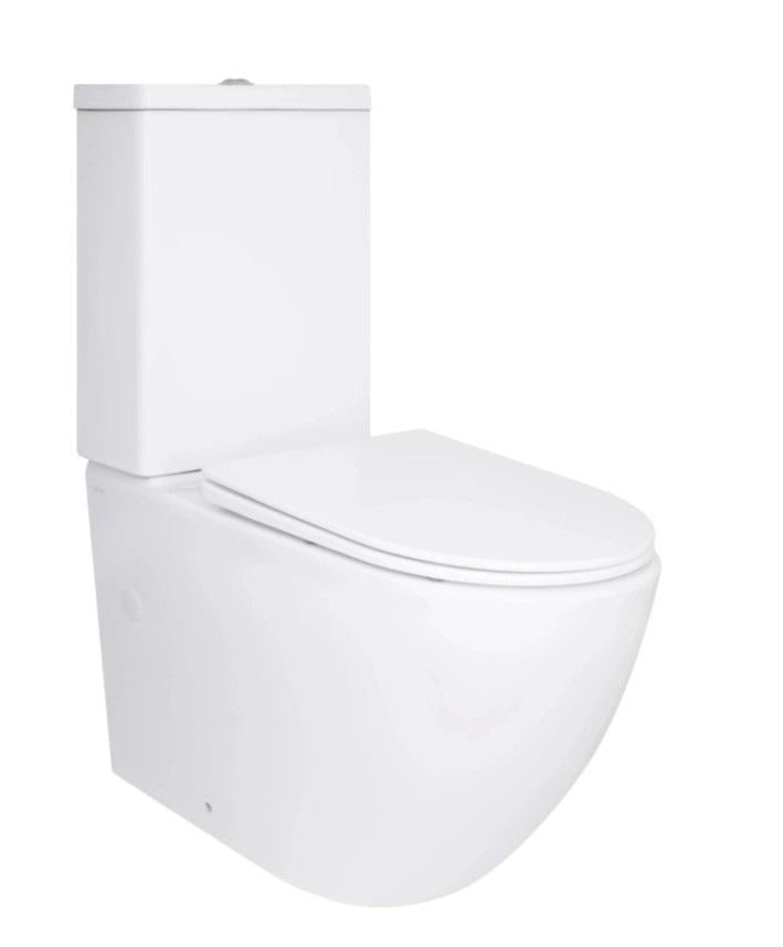 Унітаз підлоговий Qtap Jay Ultra Quiet з сидінням Slim Duroplast/Soft-close/Quick Release (QT07222175TW)
