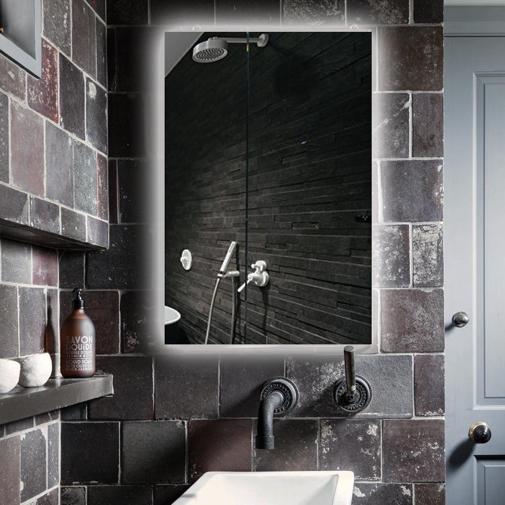 Зеркало с контурной LED подсветкой K-001 600х800 мм - фото 2