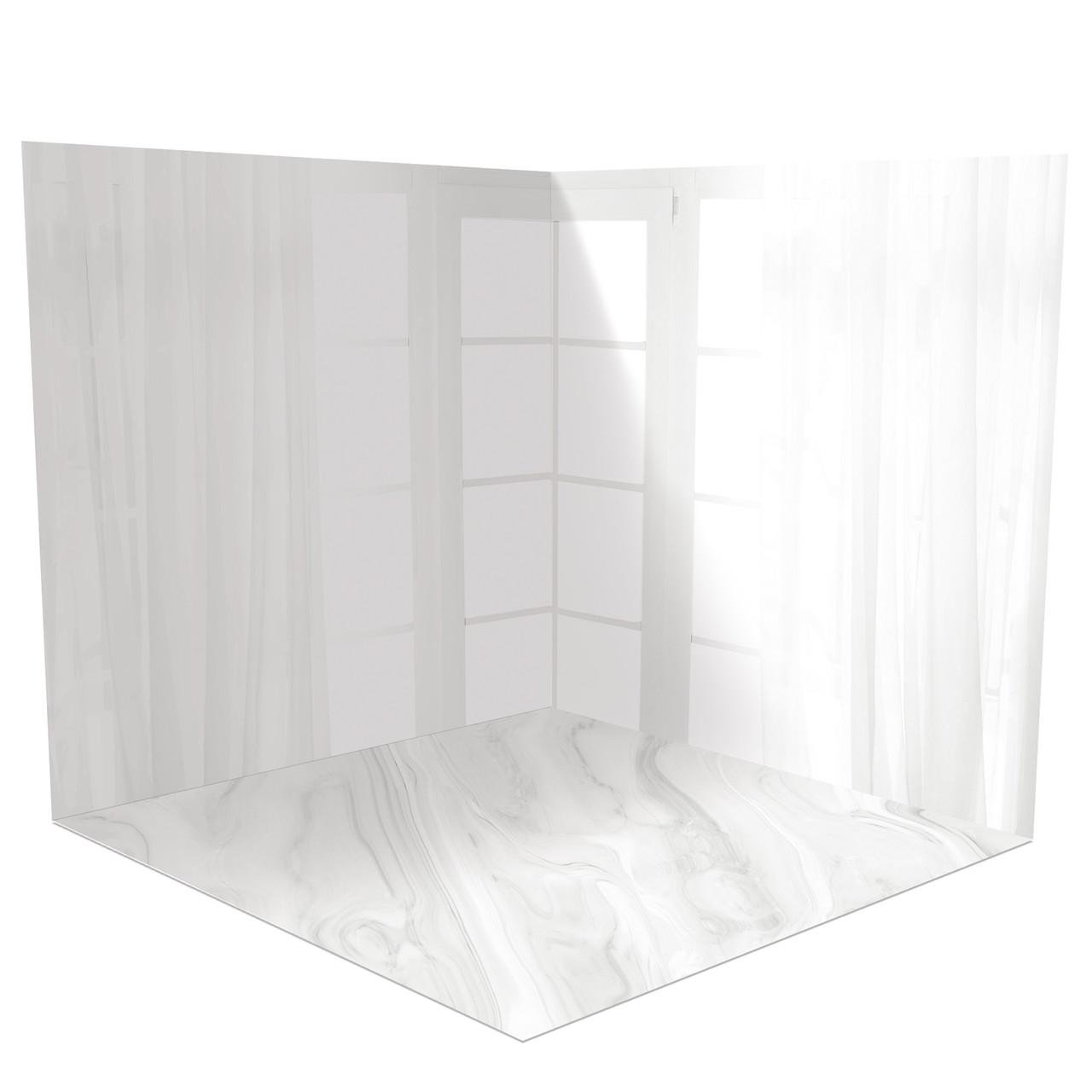 Фотофон виниловый угловой Frontlit 160x160 см 450 г/м2 №58184