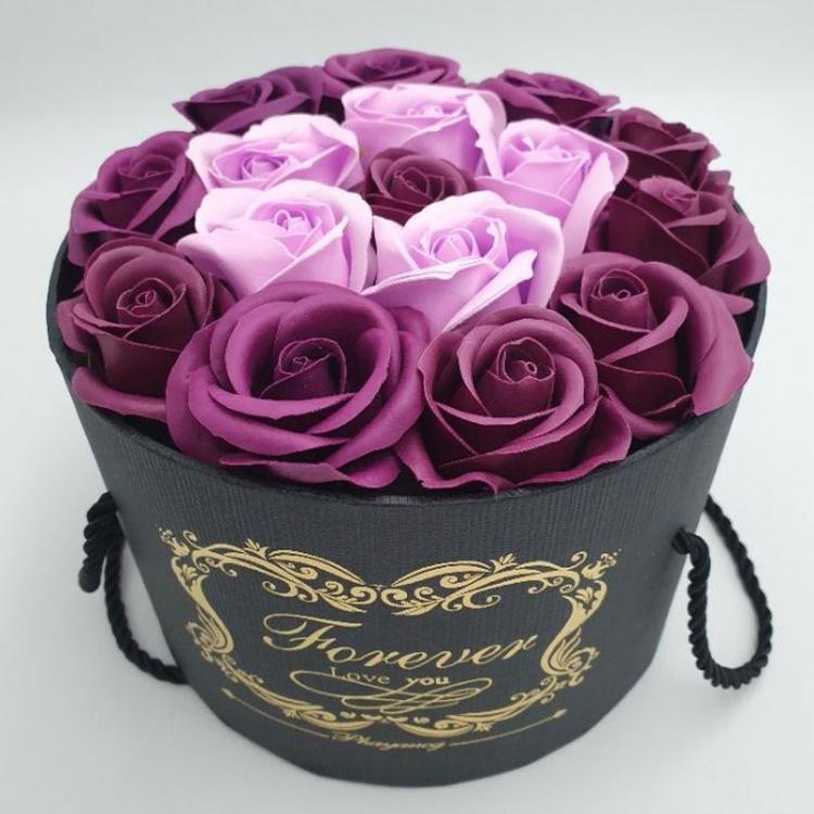 Подарочный набор Розы из мыла Сиреневый (125721) Подарочный набор Розы из мыла Сиреневый (125721)