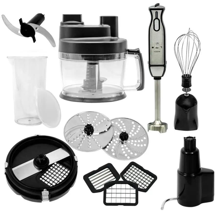 Блендер погружной RB850-B 1000 Вт 400 мл 2 л/мерный стакан/венчик Черный (ML-05194)