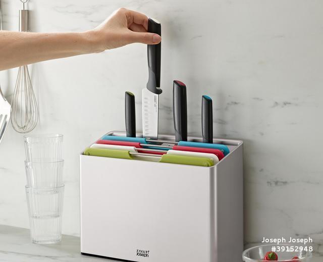 Набор досок с подставкой и ножами Joseph Joseph (60198) - фото 2 Набор досок с подставкой и ножами Joseph Joseph (60198) - фото 2