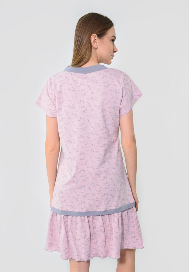 Женская ночная рубашка N.EL 929 M Розовый - фото 3 Женская ночная рубашка N.EL 929 M Розовый - фото 3