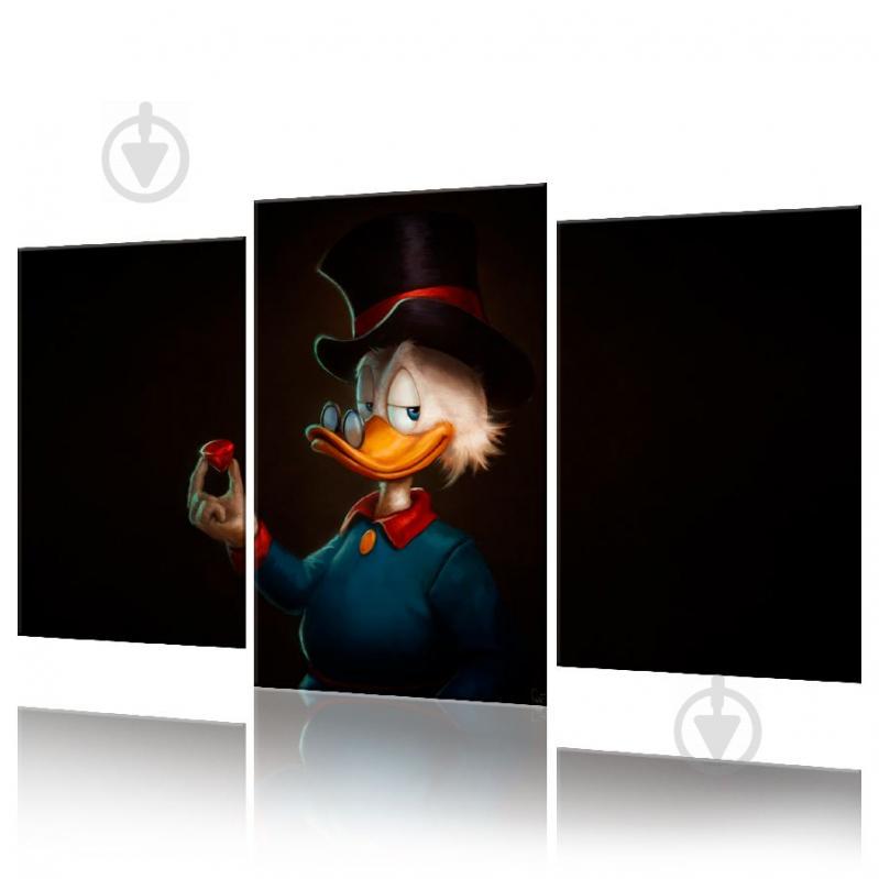 Модульная картина Скрудж Макдак размер 45 х 70 см