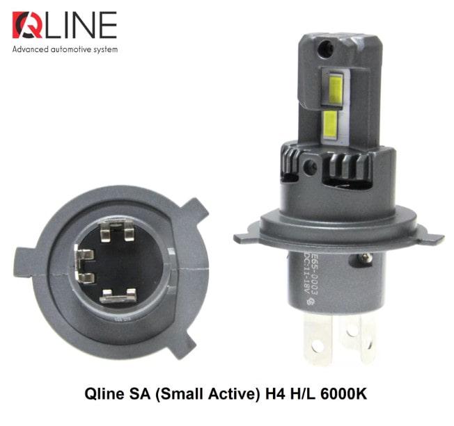 Автолампи Qline SA Small Active LED H4 H/L 6000K 2 шт. - фото 2