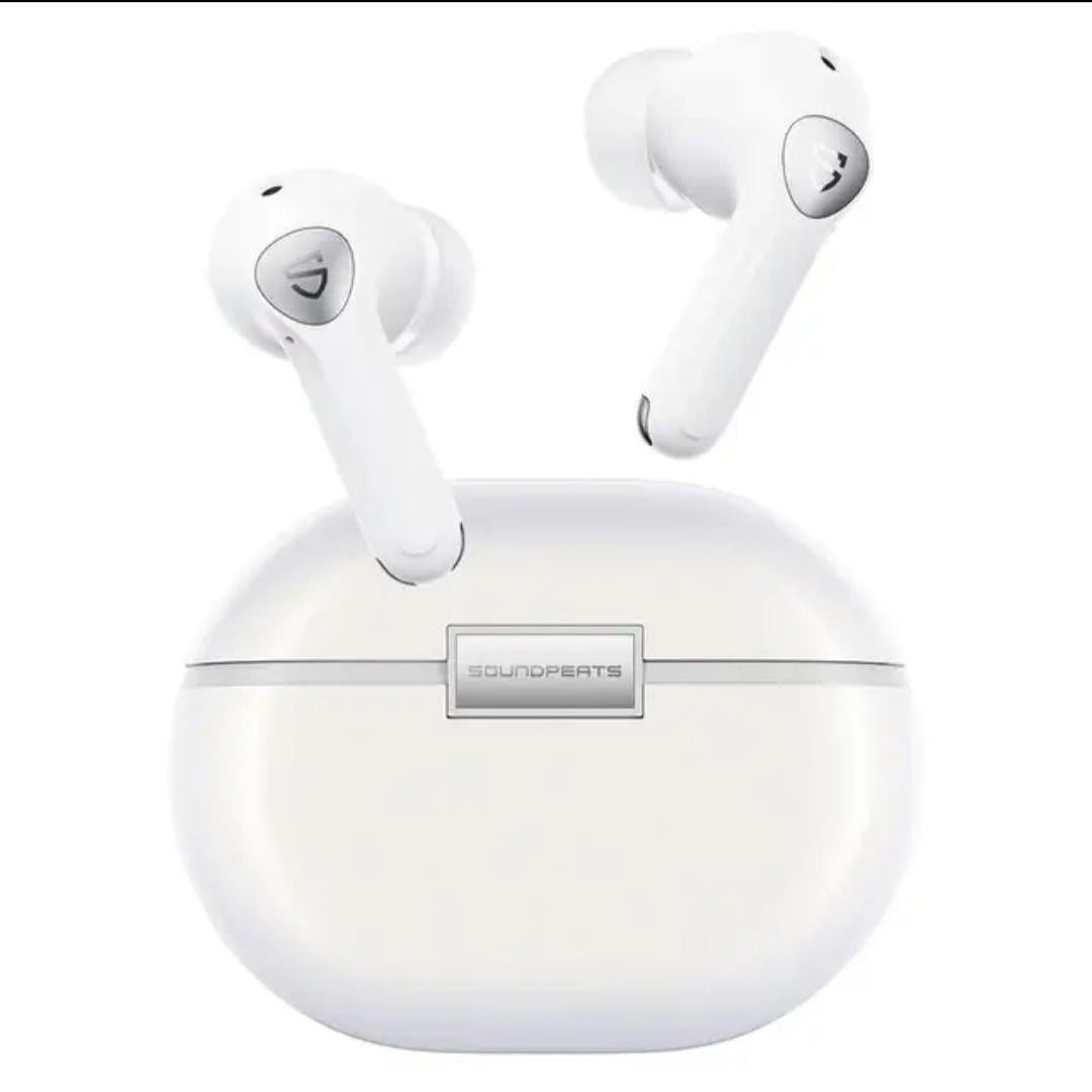 Навушники бездротові Soundpeats Air4 Pro TWS вакуумні AptX Lossless ANC Білий (2484137577)