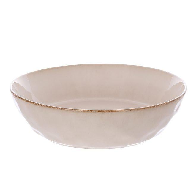 Салатник керамический Flora Casual 20 см Бежевый (33379)