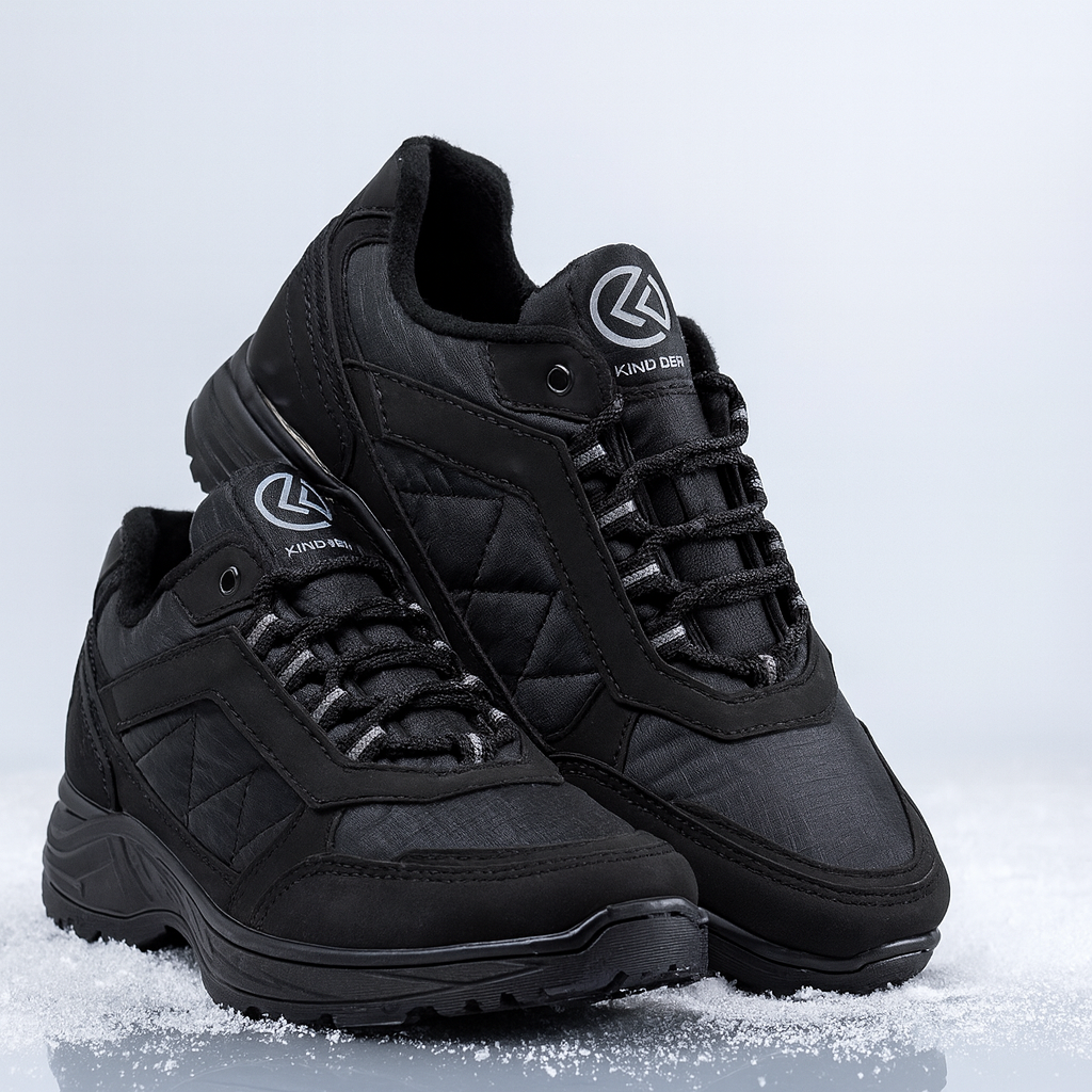 Кроссовки мужские зимние Kindzer К-88 на флисовой подкладке р. 44 Черный (8844) - фото 7 Кроссовки мужские зимние Kindzer К-88 на флисовой подкладке р. 44 Черный (8844) - фото 7