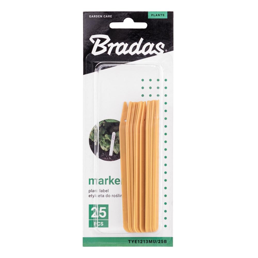 Маркер для растений Bradas 12,5x1,3 см 25 шт. Горчичный (TYE1213MU/25B) - фото 2