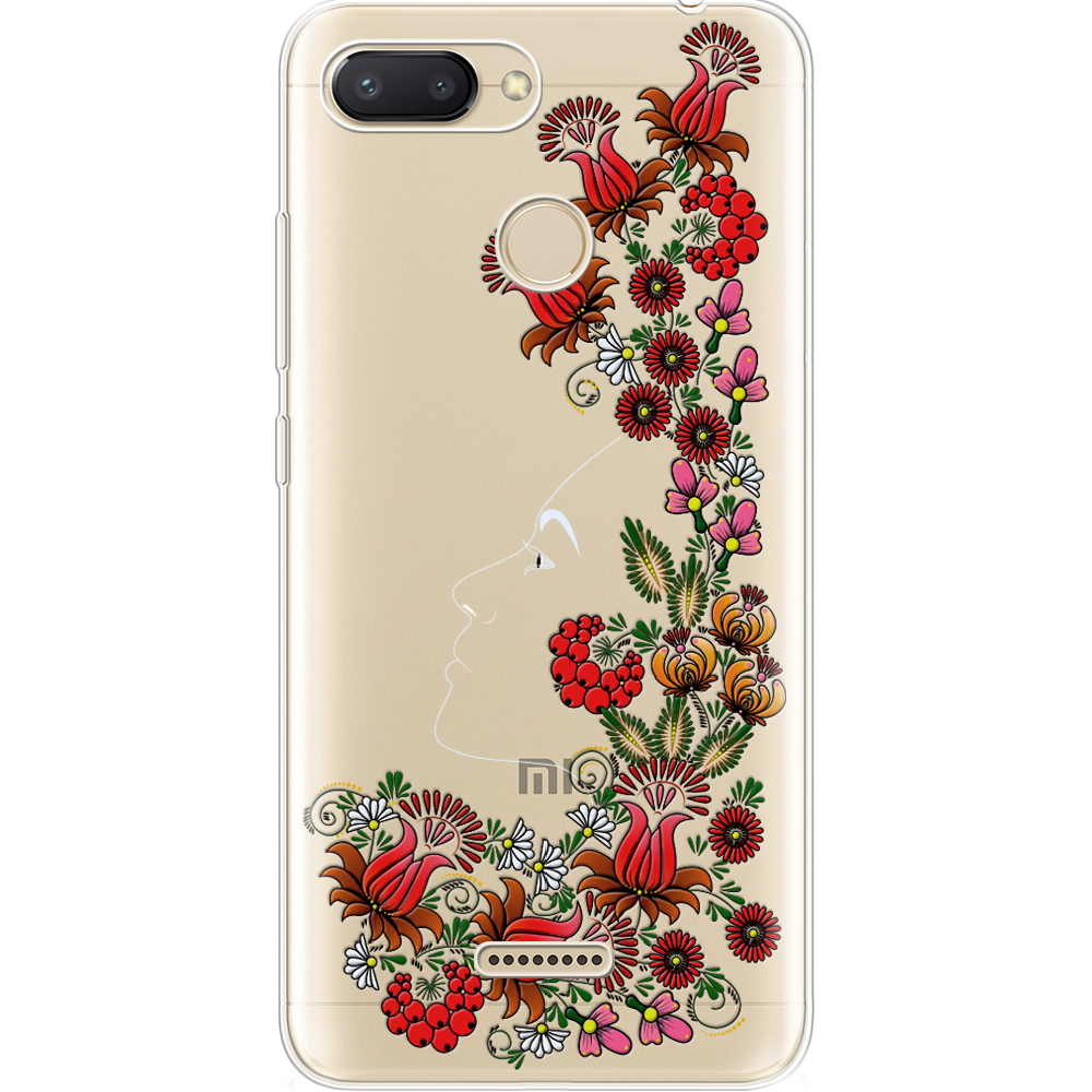 Чехол Boxface Xiaomi Redmi 6 3D Ukrainian Muse Прозрачный силикон (34858-bk64-34858)