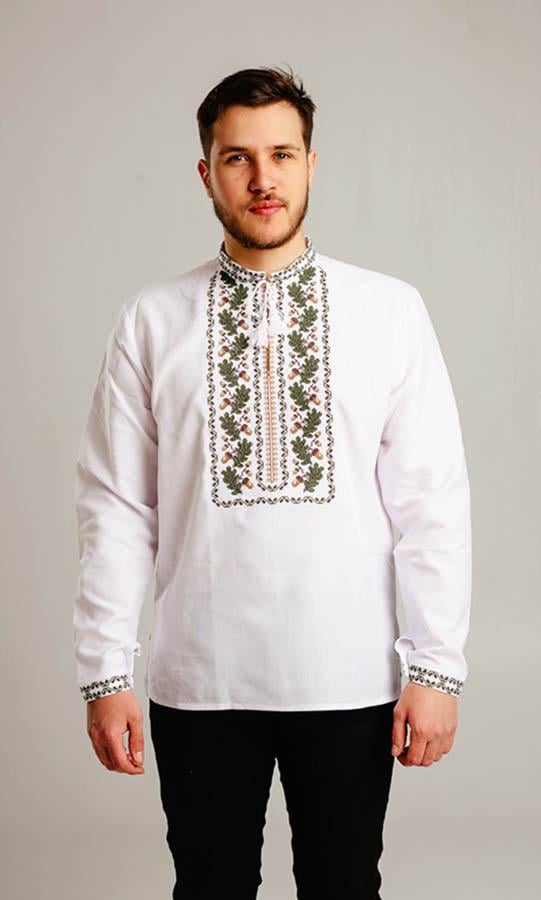Вишиванка чоловіча Вишиваночка р. 60 Білий (348-1)