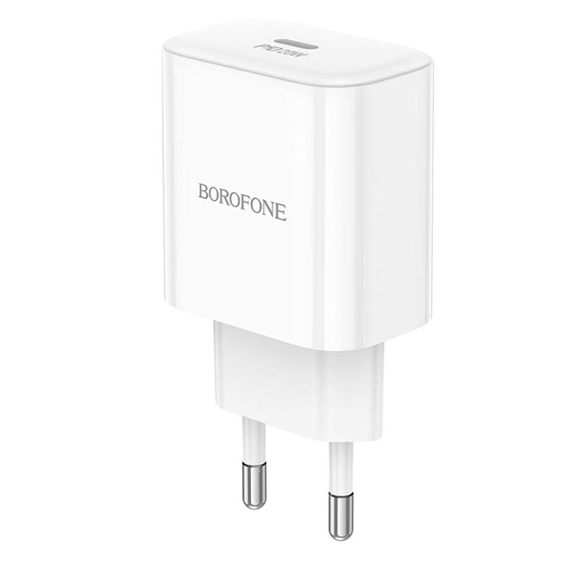 Зарядний пристрій мережевий Borofone BA81A PD20W 1USB-C White (00000074955_1)
