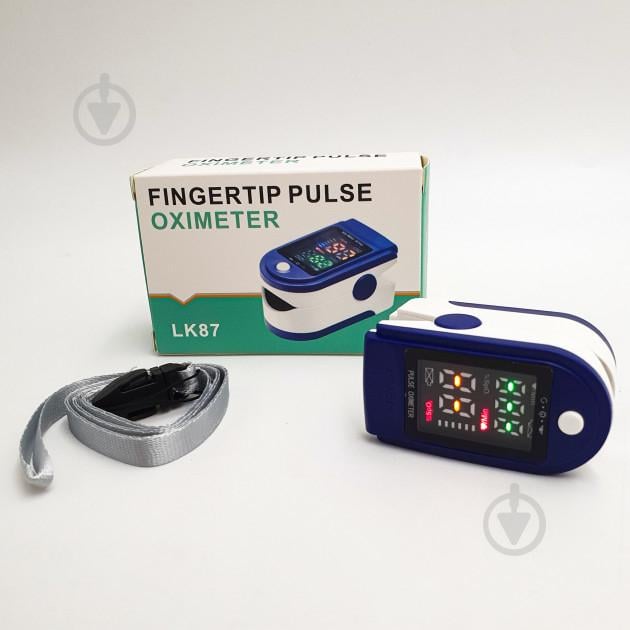 Пульсоксиметр Pulse Oximeter JZK LK87 на палець з монітором кисню в крові та пульсу Fingertip Pulse Oximeter LK87 - фото 10