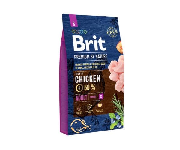 Корм сухой Brit Premium Small Chicken для собак малых пород с курицей 3 кг