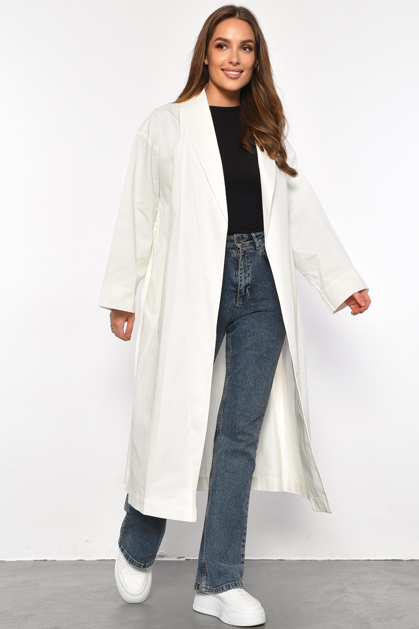 Тренч женский XXS Белый (186111) Тренч женский XXS Белый (186111)