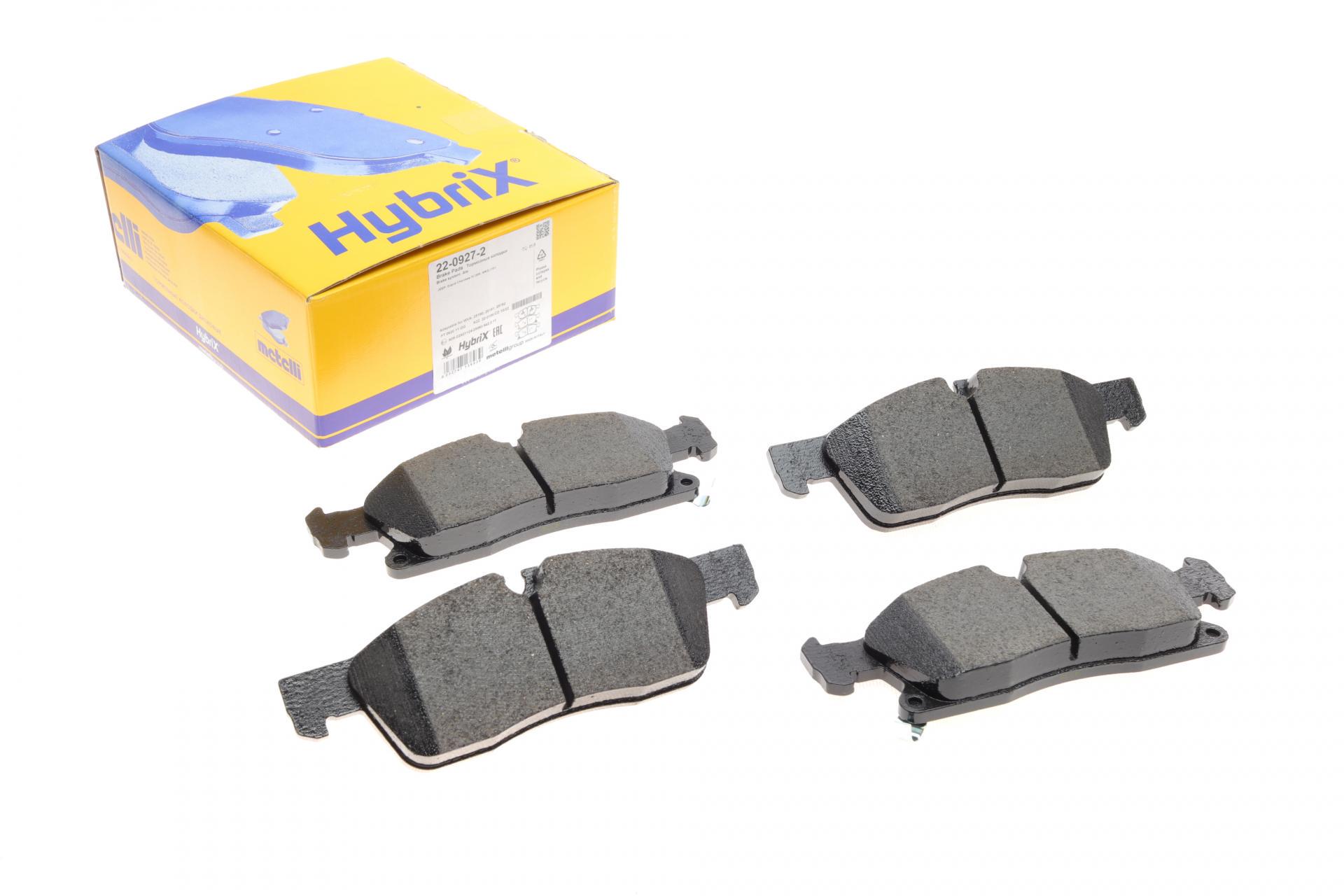 Колодки тормозные передние METELLI Jeep Grand Cherokee 3.6 V6/5.7 V8 10- (22-0927-2 METELLI)