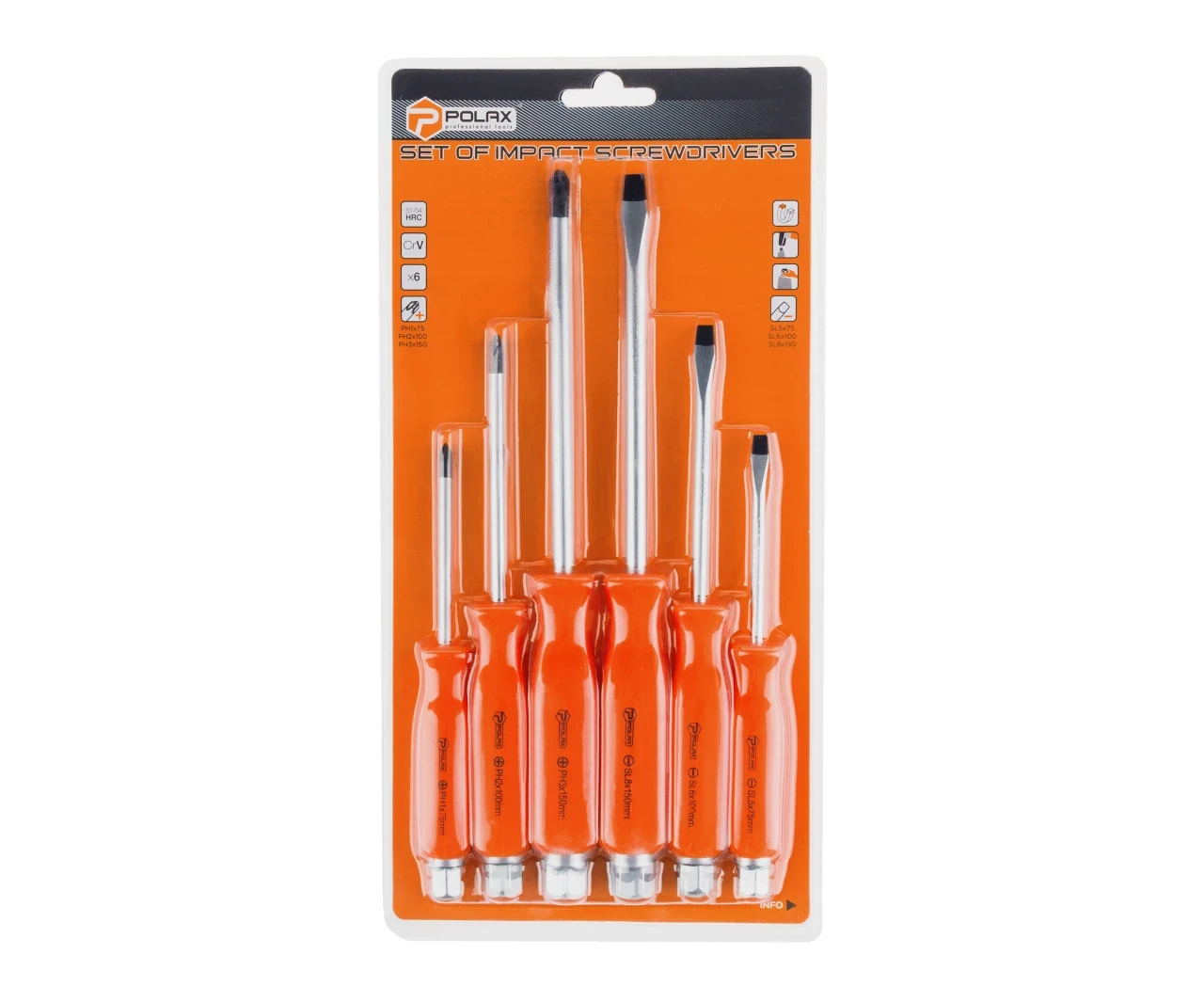 Набір викруток ударних 6 шт. (2431700456) - фото 3