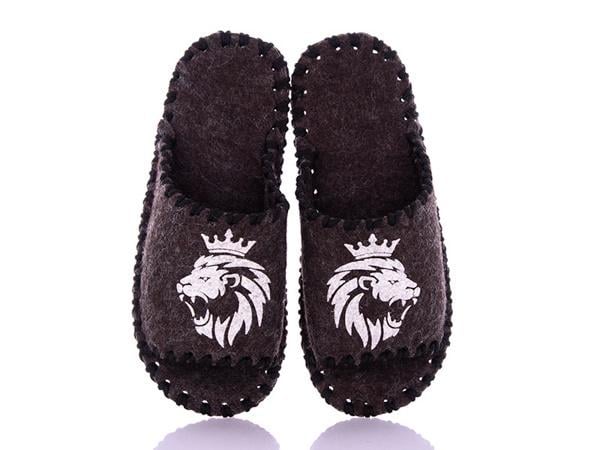 Тапочки фетровые мужские VENDS 338 р. 42-43 Коричневый