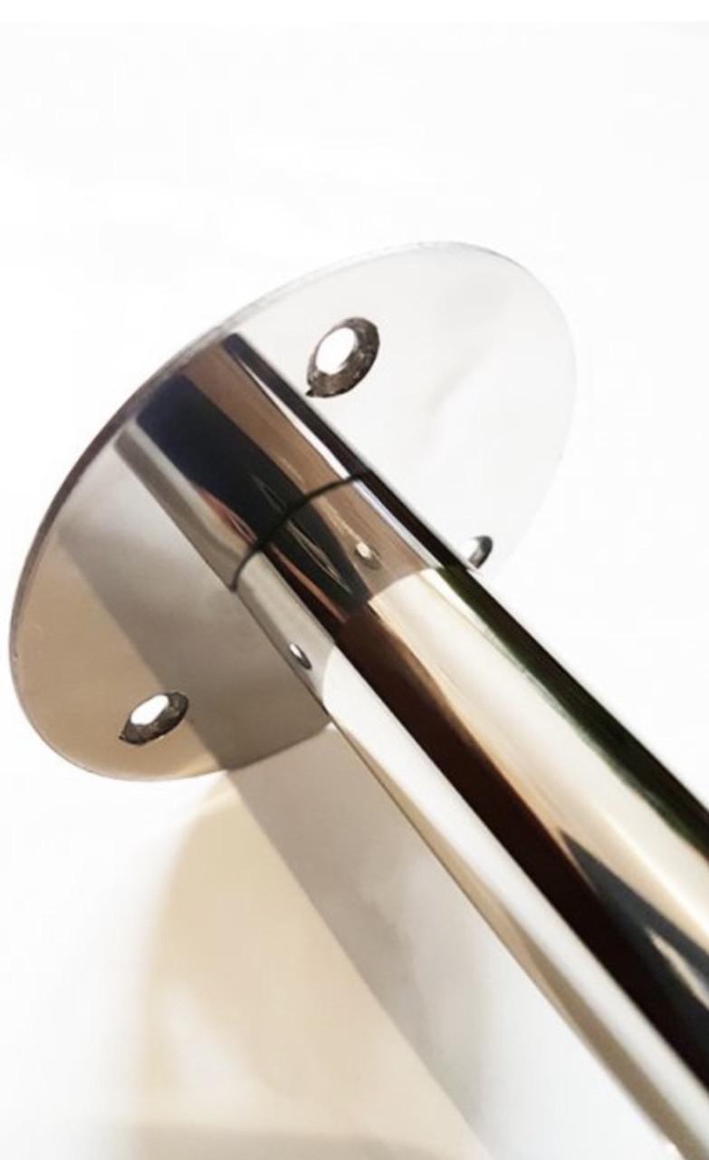 Карниз для ванної кімнати г-подібний з нержавіючої сталі 70х160 (23917415) - фото 2 Карниз для ванної кімнати г-подібний з нержавіючої сталі 70х160 (23917415) - фото 2