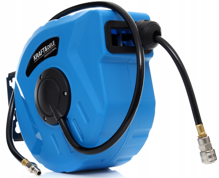Шланг пневматический на катушке 3/8" Kraft&Dele 30 м (KD146212)