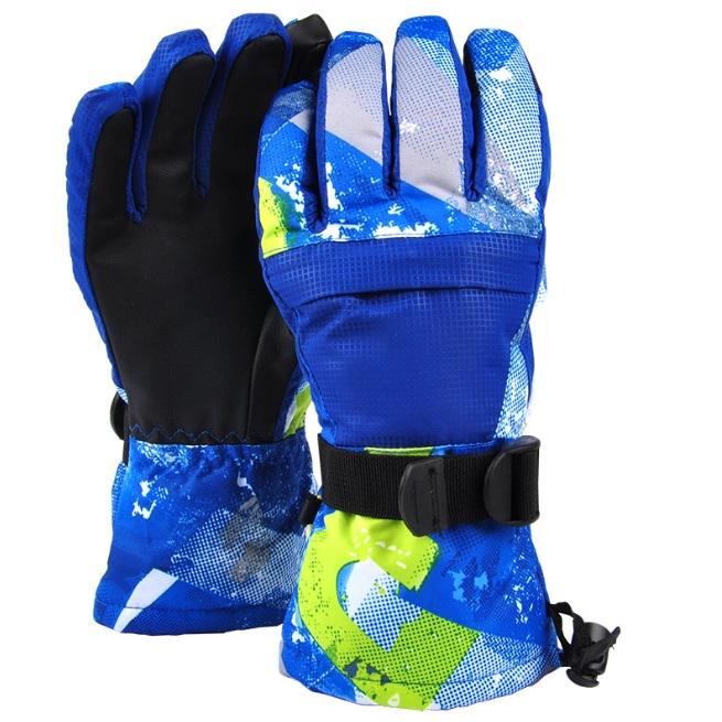 Рукавички зимові з сенсорними вставками та флісовою підкладкою L Синій (ЗП-1001-23)