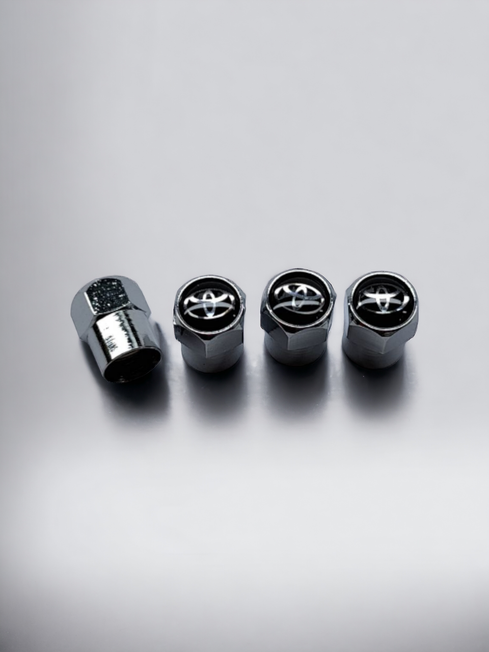 Колпачки на ниппель с логотипом TOYOTA хромированные (2190161008) - фото 1 Колпачки на ниппель с логотипом TOYOTA хромированные (2190161008) - фото 1