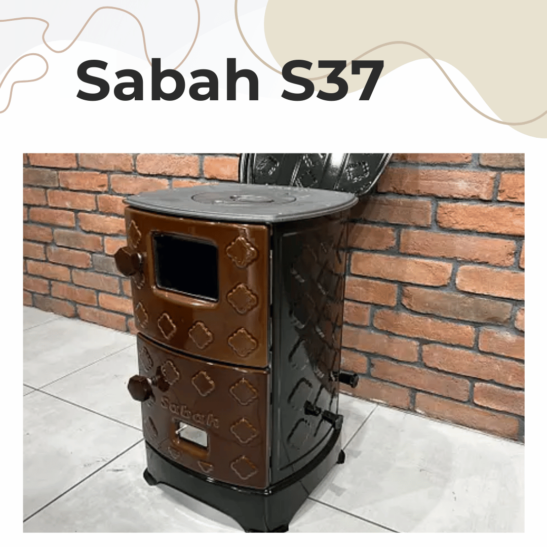 Печь чугунная Sabah S37 на дровах 7,8 кВт (9328060) - фото 4