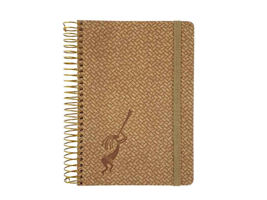 Блокнот Бриск на спирали В6 120 л. SKILL Panama Коричневый (СБВ-95КБ)