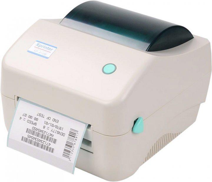 Термопринтер Xprinter XP-450B USB/RJ11 108 мм Білий