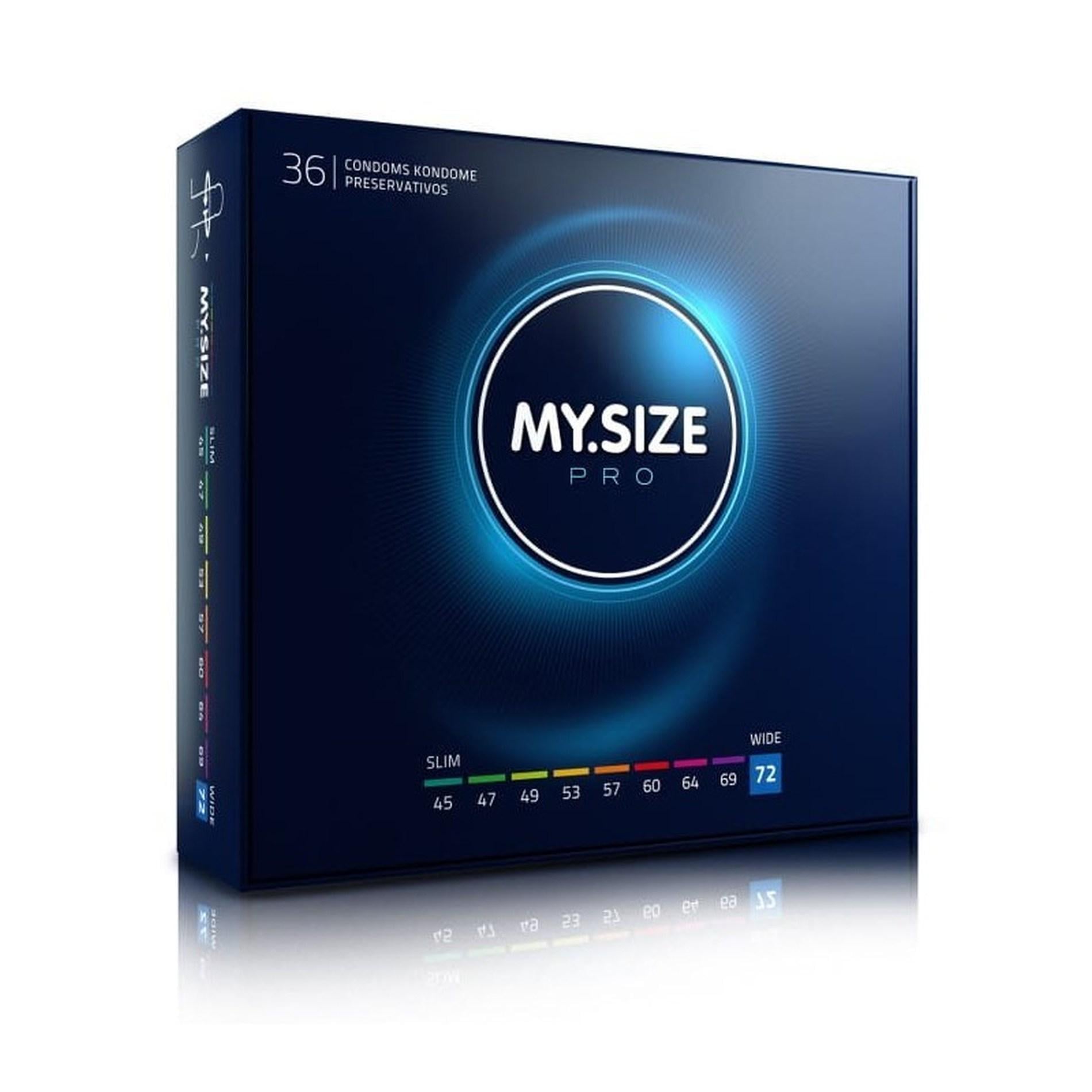 Презервативи My.Size Pro 72 36 шт. (MS40103) Презервативи My.Size Pro 72 36 шт. (MS40103)