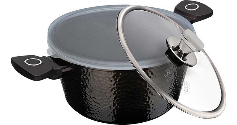 Каструля Berlinger Haus Primal-Gloss 4,1 л з титановим покриттям 2 кришки (BH-6572)
