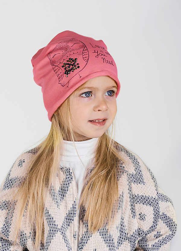 Шапка демисезонная Дембохаус р. 48 Коралловый Шанон