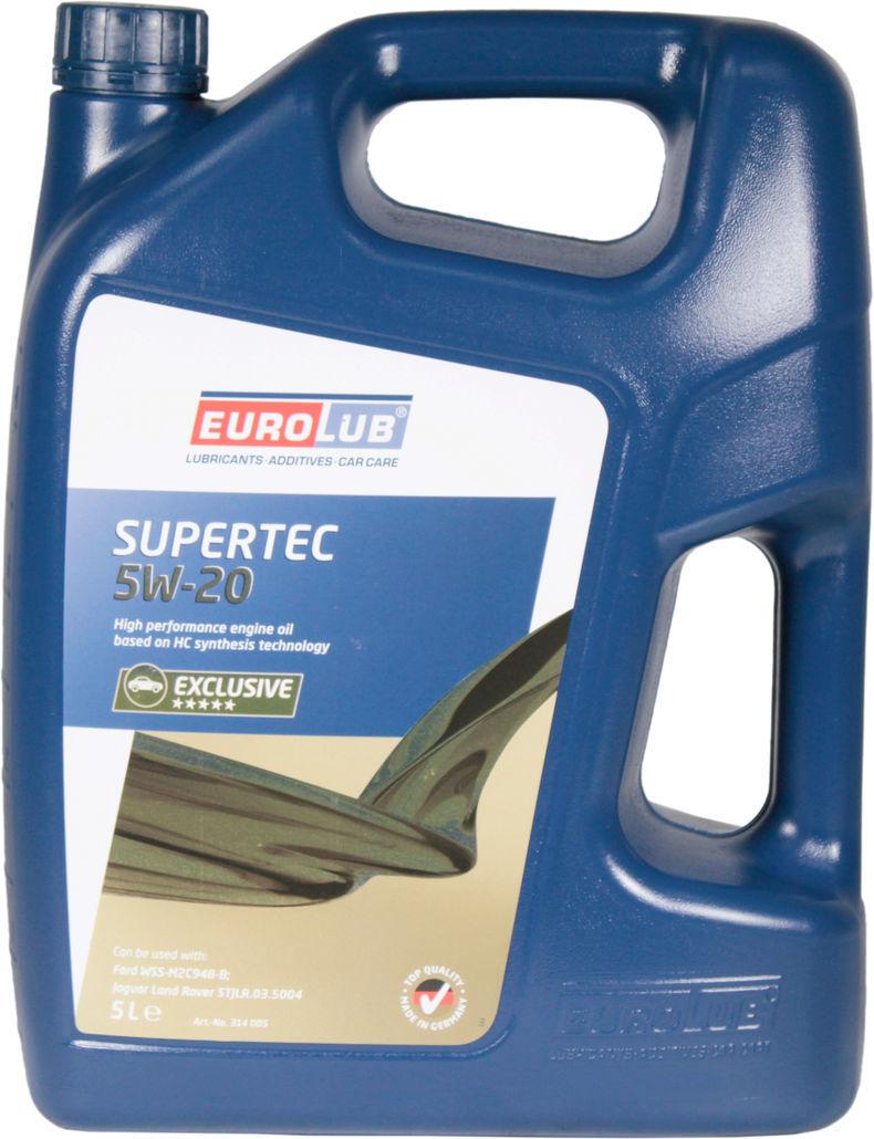 Моторное масло Eurolub Supertec C4 314005 бензин/дизель 5W-20 5 л (1401007)