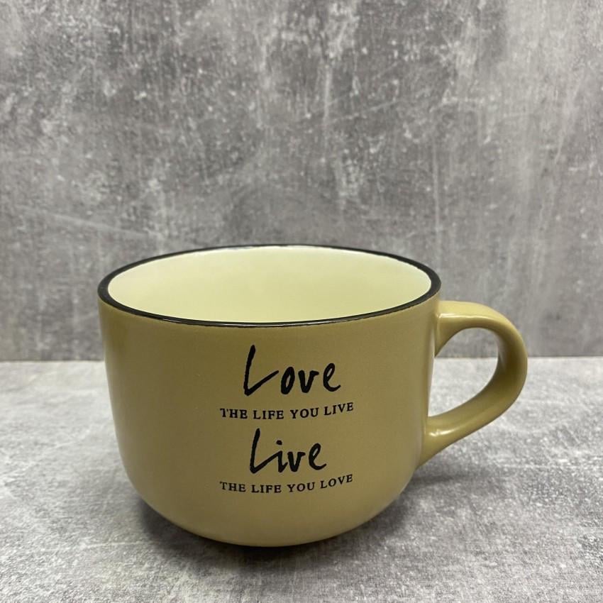 Чашка керамическая Ardesto Way of life AR3478 550 мл 1 шт. (1763511967)