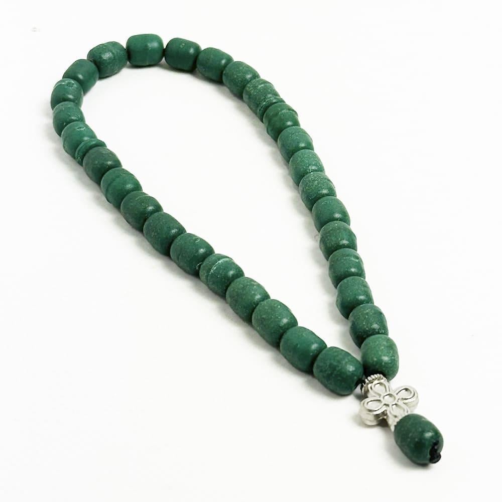 Четки из ладанного дерева на 30 бусин Зеленый (22772478)